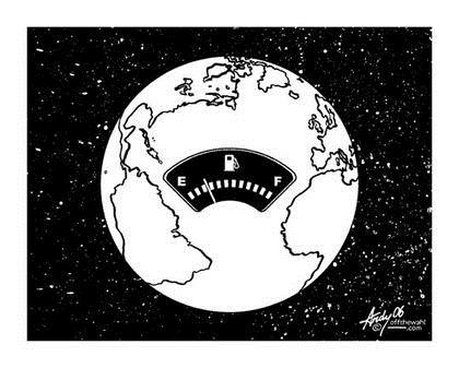 Earth is running out of fuel.