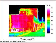 Infrared thermography supports effective building energy audits.