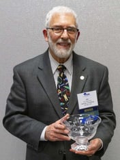 Jim Newman accepts ESD Fletcher Award