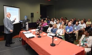 Jim Newman speaking at Boma 2018 on Transforming Existing Buildings to High Performing Facilities